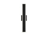 Golden - 4072-OWL24 SNB - LED Outdoor Wall Sconce - Obsidian - Sand Black