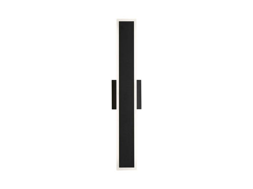 Golden - 4072-OWL24 SNB - LED Outdoor Wall Sconce - Obsidian - Sand Black