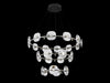 Golden - 5028-12-8-6 CH - LED Chandelier - Celestia - Chrome