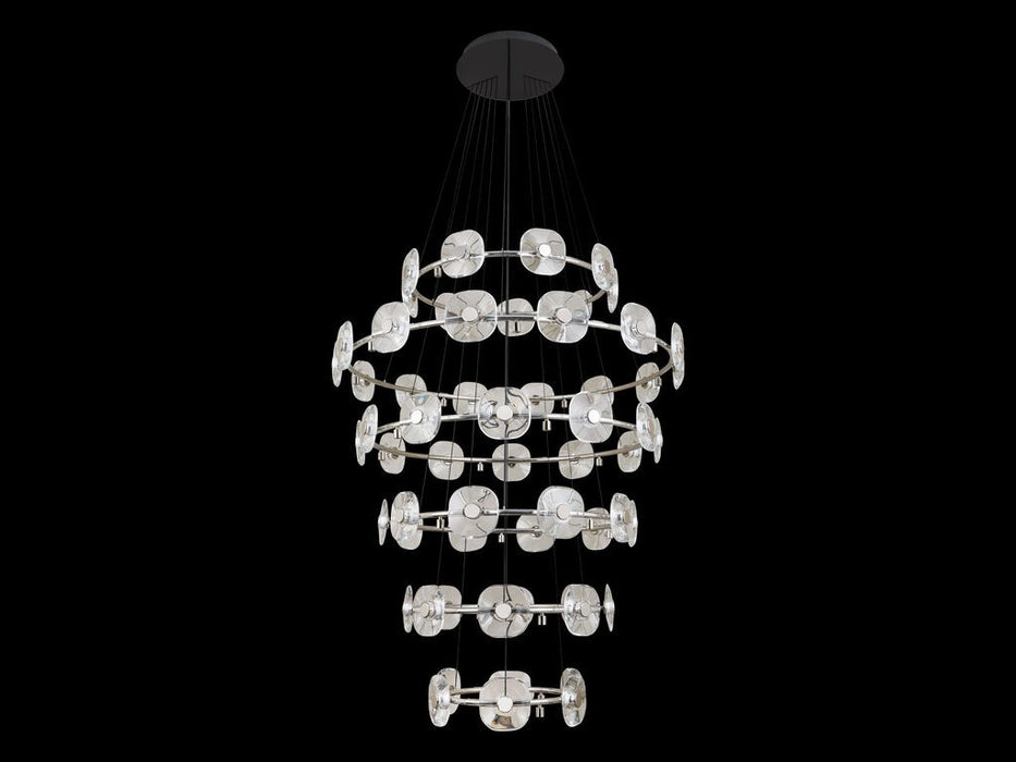 Golden - 5028-59 CH - LED Chandelier - Celestia - Chrome