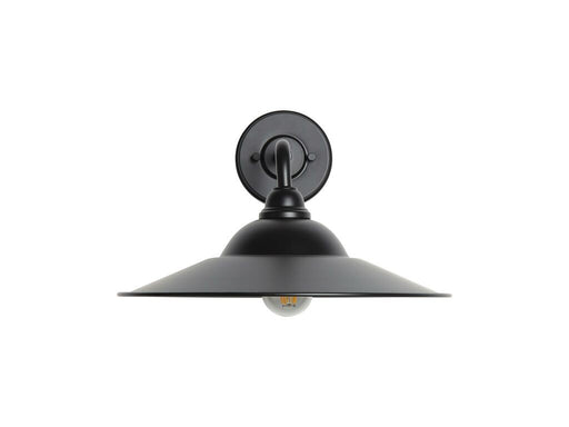 Croma One Light Wall Sconce Matte Black