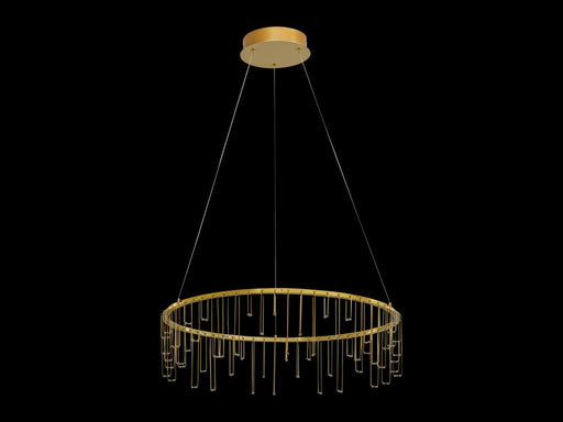 Lucerna LED Chandelier Stainless Steel Gold