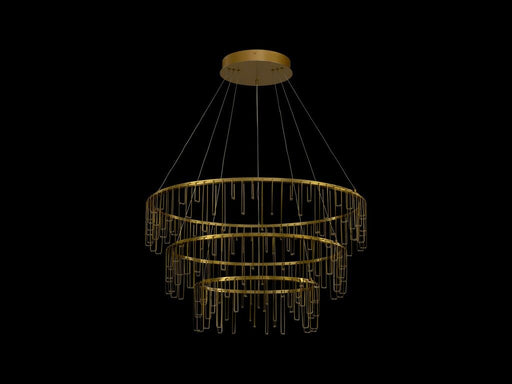 Lucerna LED Chandelier Stainless Steel Gold