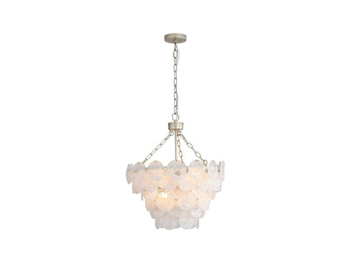Cascada Eight Light Pendant Aegean Silver
