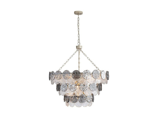 Cascada 13 Light Pendant Aegean Silver