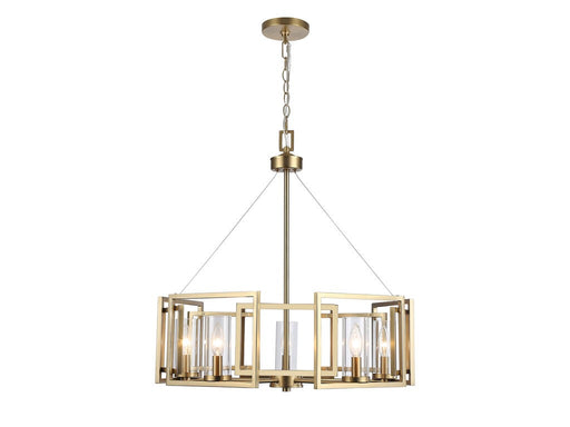 Marco Five Light Chandelier Brushed Champagne Bronze