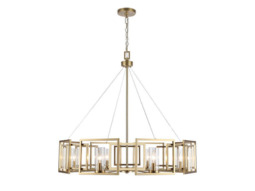 Marco Eight Light Chandelier Brushed Champagne Bronze