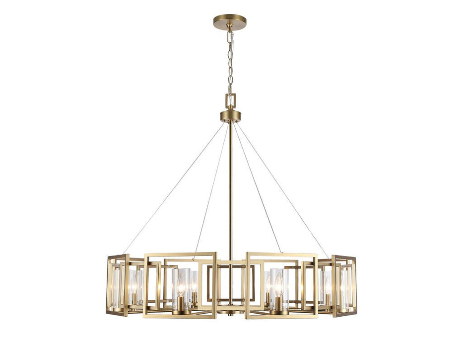 Golden - 6068-8 BCB - Eight Light Chandelier - Marco - Brushed Champagne Bronze