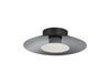 Golden - 6400-FM12 GRA-SAN - LED Flush Mount - Luma - Graphite