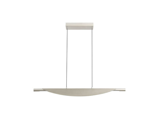 Luma LED Linear Pendant Sand Nickel