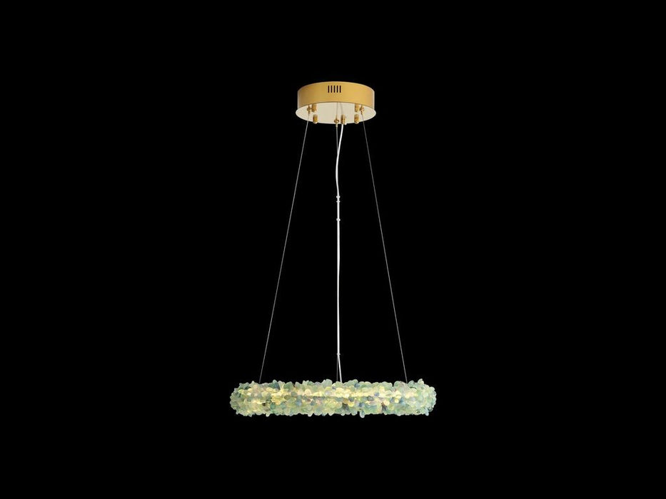 Golden - 6884-22 TQ - LED Chandelier - Corallo - Turquoise