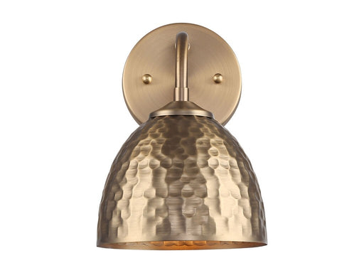 Shepard One Light Wall Sconce Modern Brass