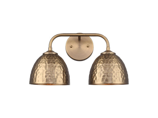Shepard Two Light Vanity Modern Brass