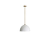 Golden - 6950-L MBS-WHT - One Light Pendant - Shepard - Modern Brass
