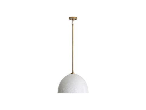 Shepard One Light Pendant Modern Brass