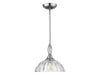 Golden - 6952-M CH-CLR - One Light Pendant - Audra - Chrome