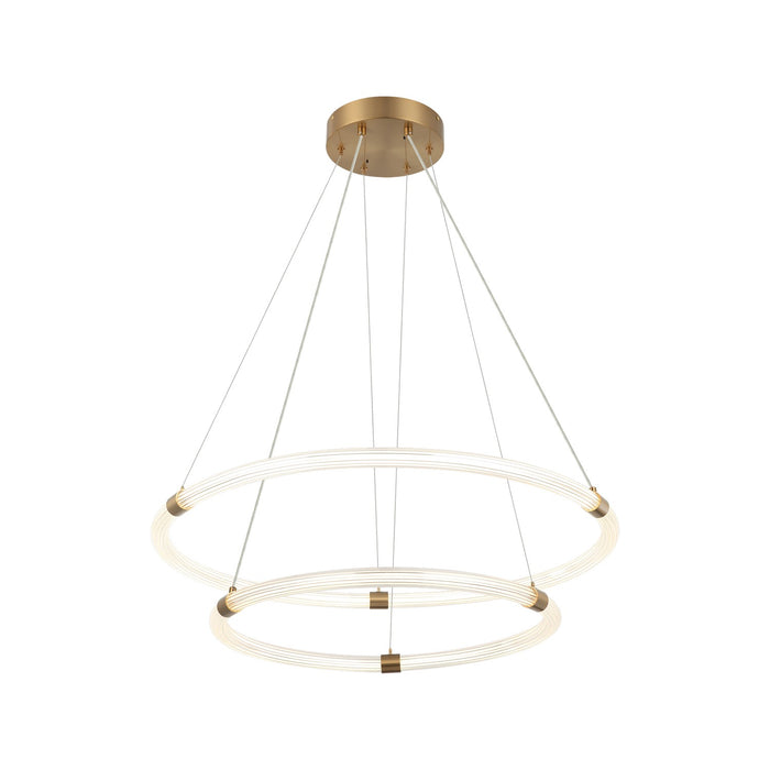Matteo Lighting - C34856AG - LED Pendant - Inkara - Aged Gold Brass