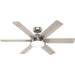 Hunter - 52785 - 52 InchesCeiling Fan - Georgetown - Brushed Nickel