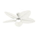 Hunter - 52999 - 52 InchesCeiling Fan - Tropic View - Matte White