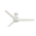Hunter - 53547 - 52 InchesCeiling Fan - Malden - Matte White