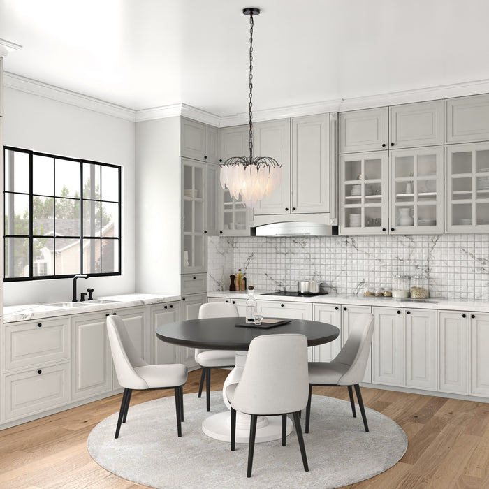 Artcraft - AC11780BK - Four Light Pendant - Alessia - Black