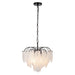 Artcraft - AC11780BK - Four Light Pendant - Alessia - Black