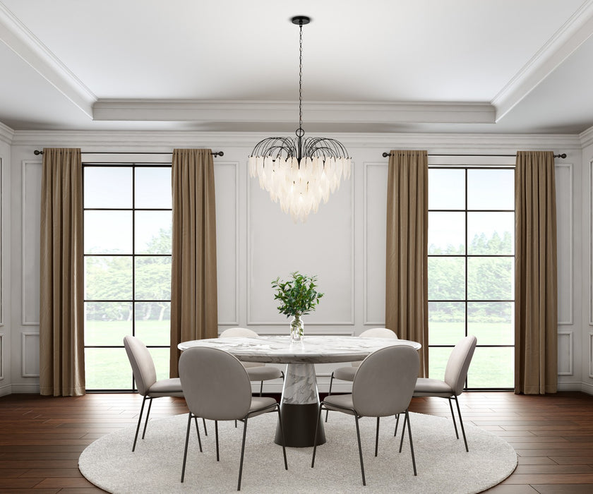 Artcraft - AC11782BK - 19 Light Chandelier - Alessia - Black