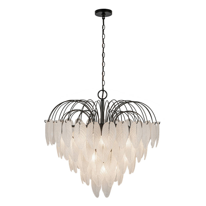 Artcraft - AC11782BK - 19 Light Chandelier - Alessia - Black