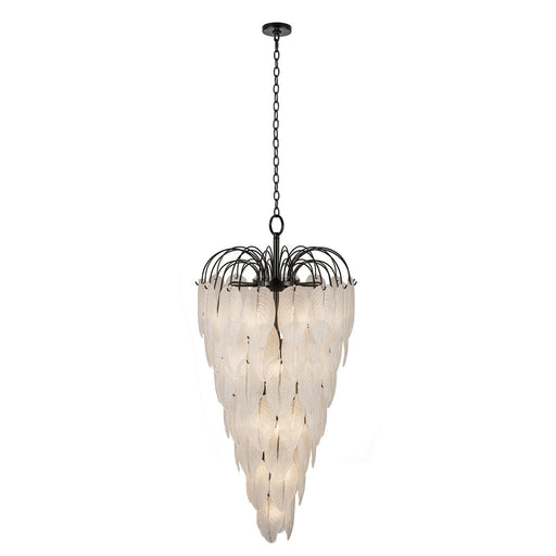 Alessia 23 Light Chandelier Black