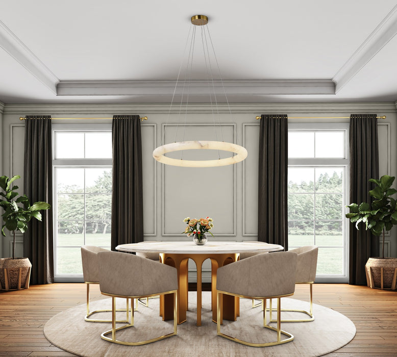 Artcraft - AC7470BR - LED Chandelier - Camila - Brushed Brass