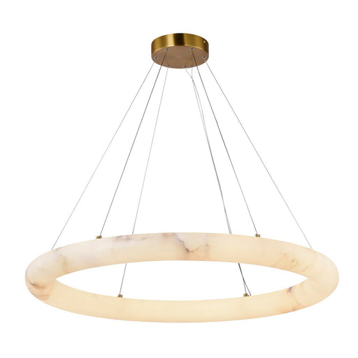 Camila LED Chandelier Brushed Brass