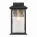 Artcraft - AC9270BK - One Light Outdoor Wall Sconce - Estate - Black, Brass