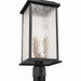 Artcraft - AC9273BK - Three Light Outdoor Post Mount - Estate - Black, Brass