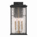 Artcraft - AC9274BK - Four Light Outdoor Wall Sconce - Estate - Black, Brass