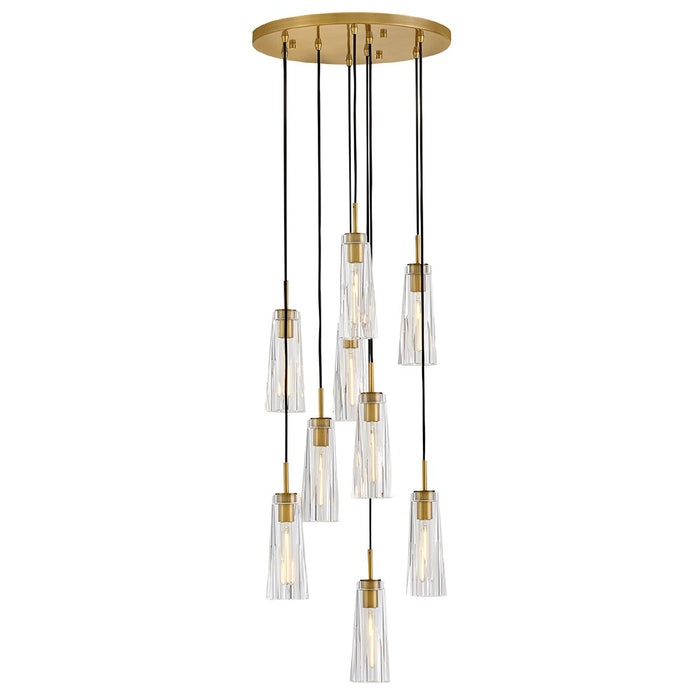 Fredrick Ramond - FR31104HBR-CL - LED Pendant - Cosette - Heritage Brass