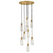 Fredrick Ramond - FR31104HBR-CL - LED Pendant - Cosette - Heritage Brass
