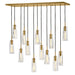 Fredrick Ramond - FR31105HBR-CL - LED Linear - Cosette - Heritage Brass