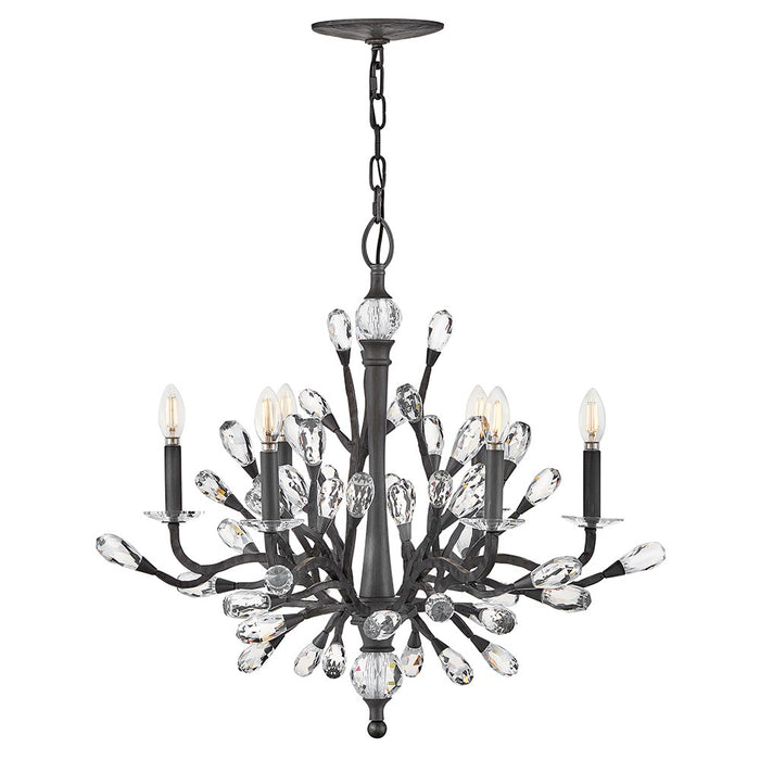 Fredrick Ramond - FR46806BGR - LED Chandelier - Eve - Brushed Graphite