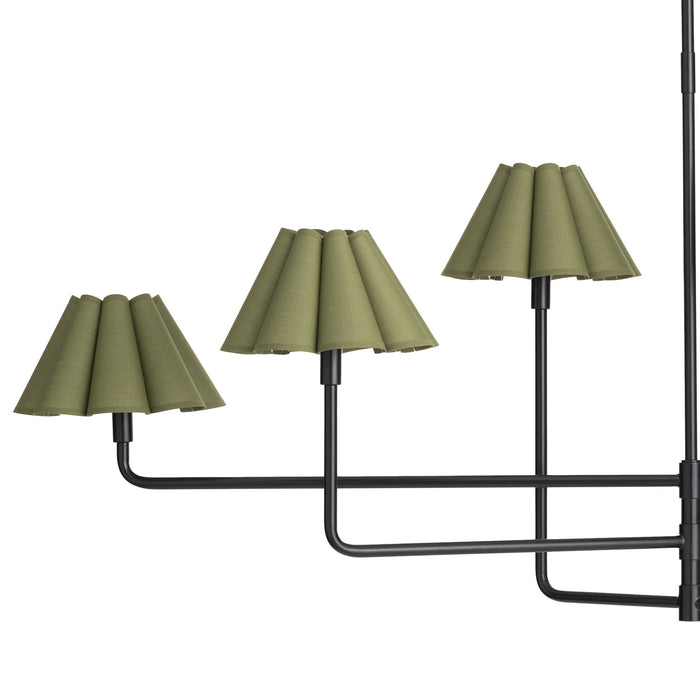 Polly Six Light Chandelier-Large Chandeliers-Regina Andrew-Lighting Design Store