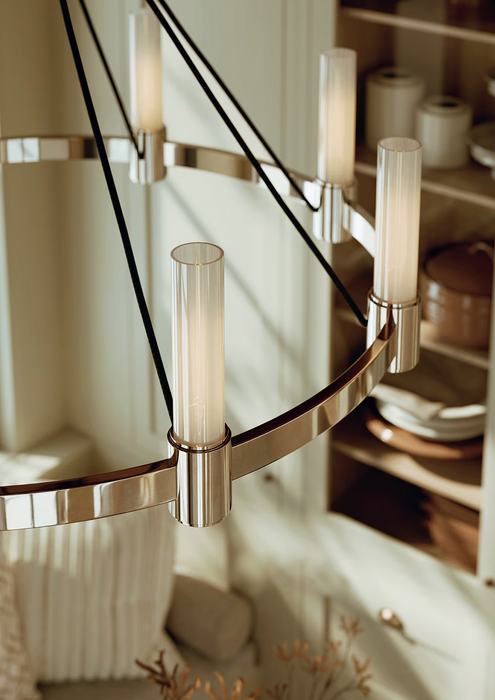 Dixon Eight Light Chandelier White-Large Chandeliers-Regina Andrew-Lighting Design Store