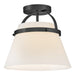 Lark - 83051BK - LED Semi-Flush Mount - Tori - Black