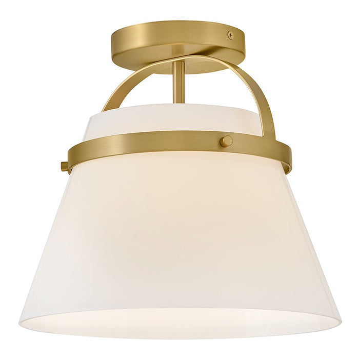 Lark - 83051LCB - LED Semi-Flush Mount - Tori - Lacquered Brass