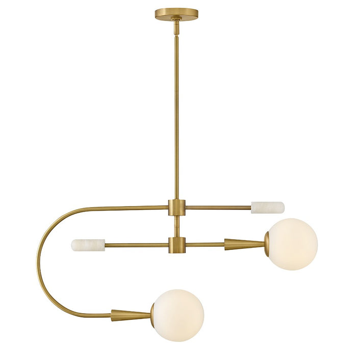 Lark - 83505LCB - LED Chandelier - Maude - Lacquered Brass