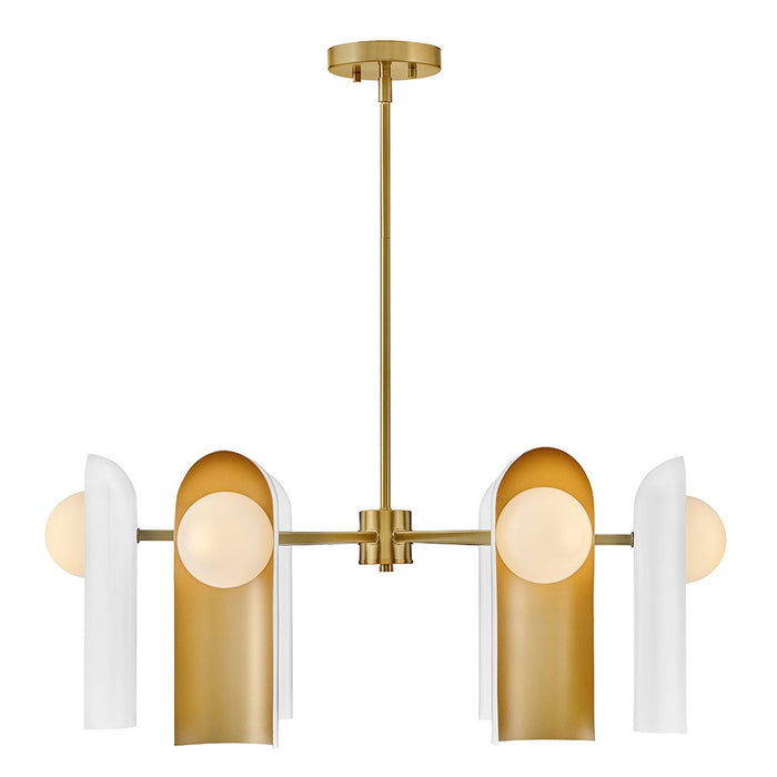 Lark - 84236LCB-SO - LED Chandelier - Zuri - Lacquered Brass