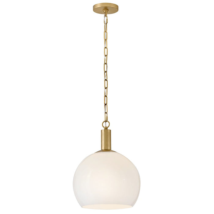 Lark - 84287LCB - LED Pendant - Rivi - Lacquered Brass