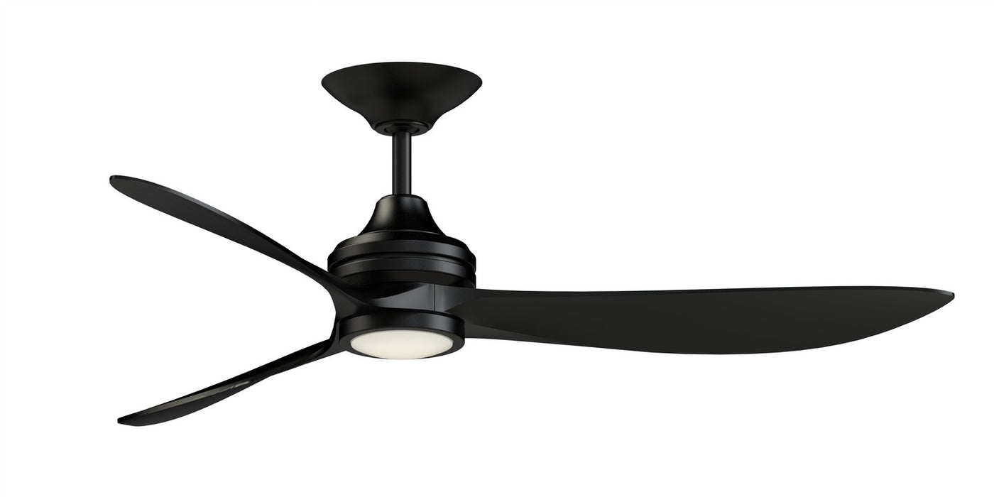 Fanimation - FPD6725BL - 60 Inches Ceiling Fan - Aviara - Black