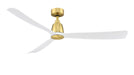 Fanimation - FPD8560BS - 60 Inches Ceiling Fan - Kute 60 - Brushed Satin Brass