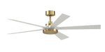 Fanimation - FPD8564BS - 64 Inches Ceiling Fan - TorchAire 64 - Brushed Satin Brass