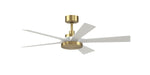Fanimation - FPD8570BS - 52 Inches Ceiling Fan - TorchAire 52 - Brushed Satin Brass