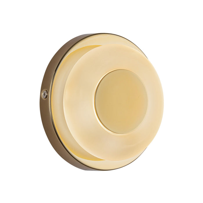 Kuzco Lighting - WS97204-MRB/FR - LED Wall Sconce - Stephord - Metallic Brass/Frosted Glass